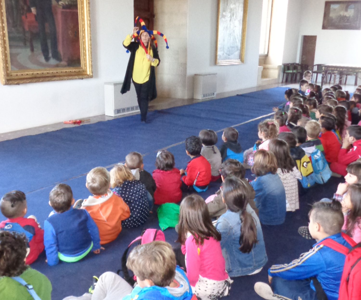 Alumnos del C.E.I.P. Nueva Segovia realizan actividades educativas en el Alcázar