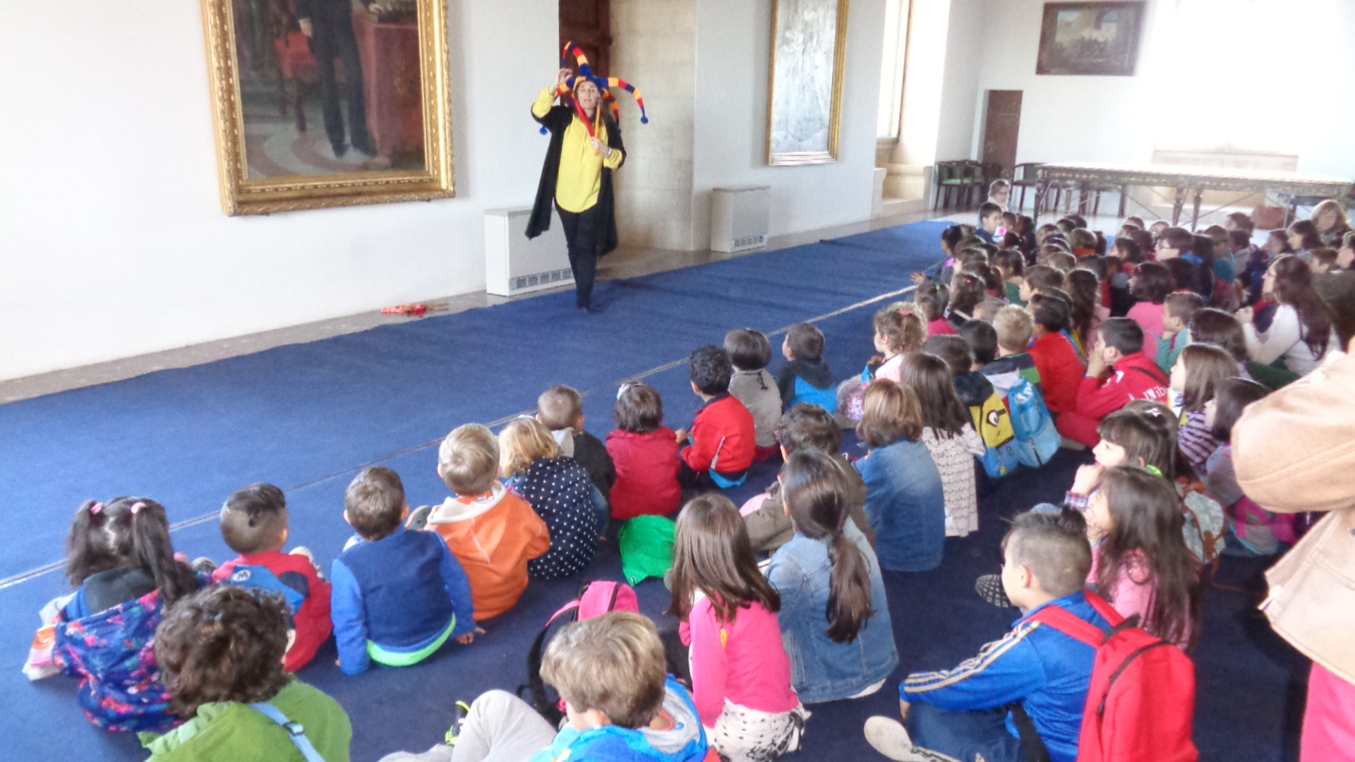 Alumnos del C.E.I.P. Nueva Segovia realizan actividades educativas en el Alcázar