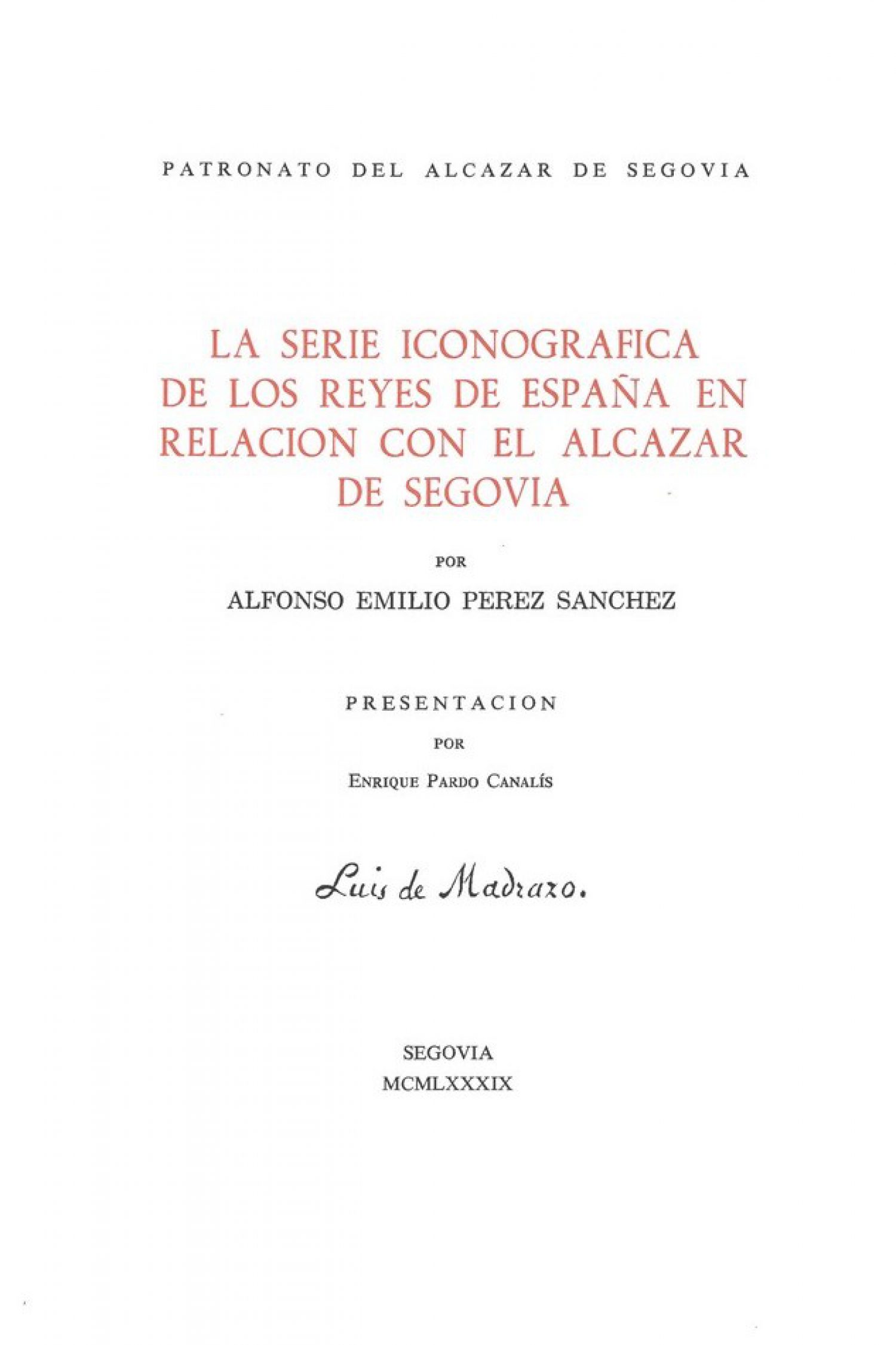 1989 Serie iconográfica de los reyes
