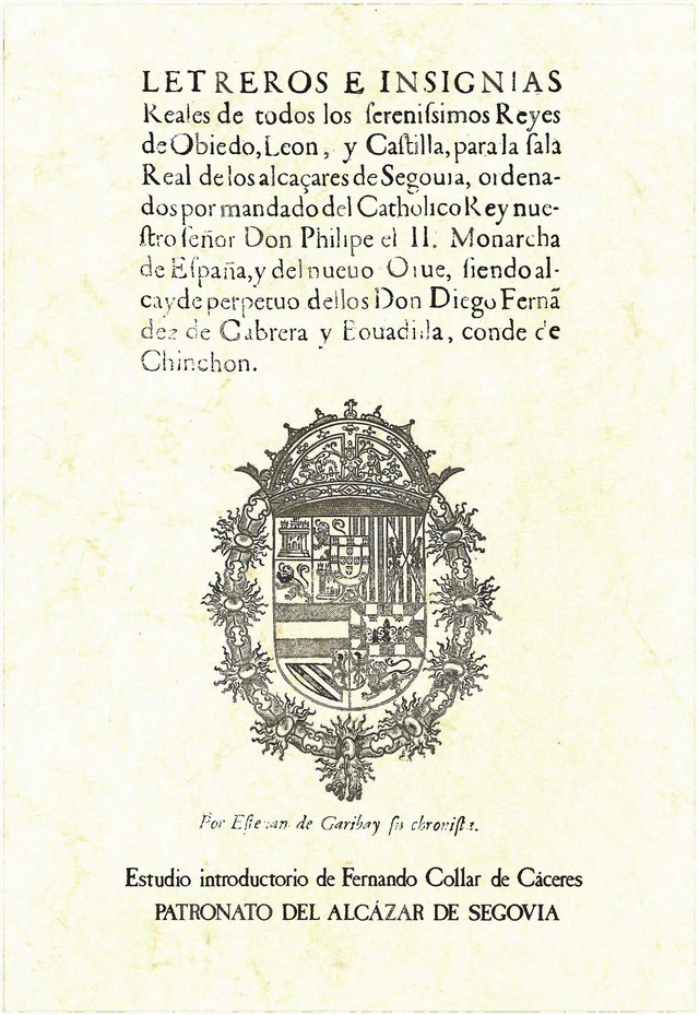 Los “Letreros e Insignias Reales” de Garibay (1593): proyecto para la reforma de una serie icónica