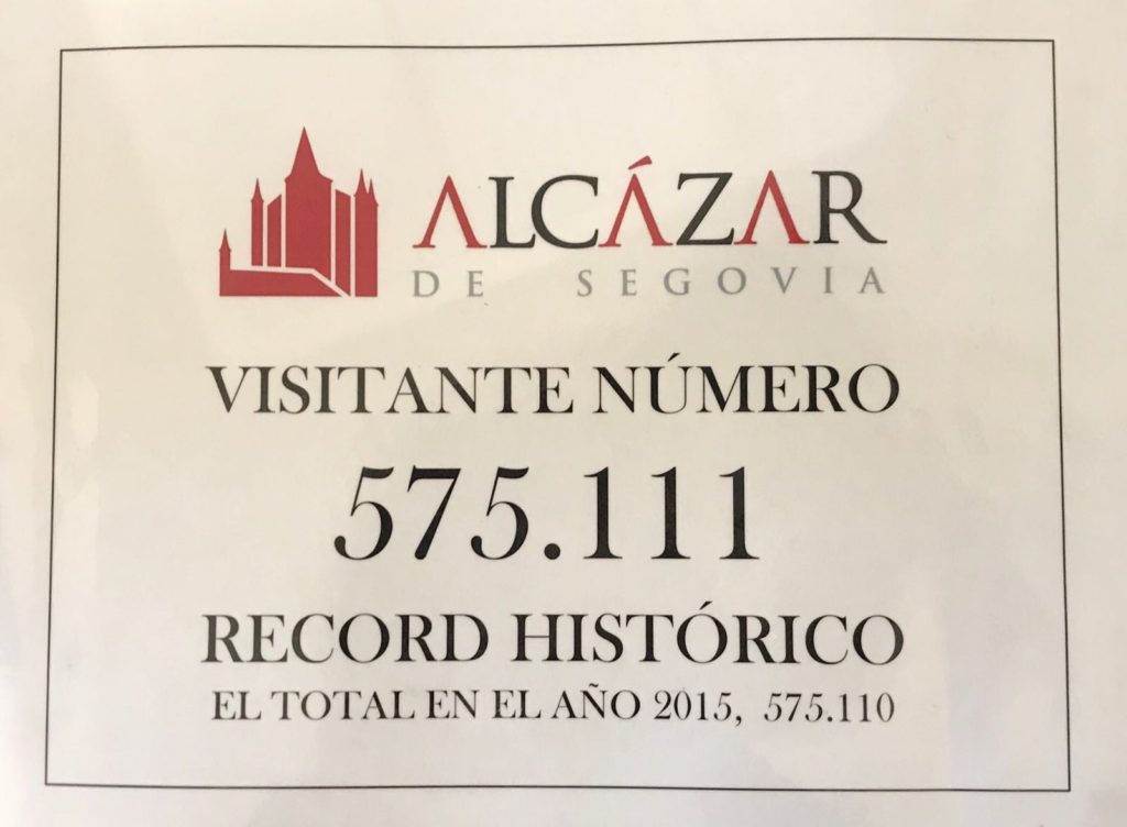 El Alcázar de Segovia bate su récord histórico de visitas