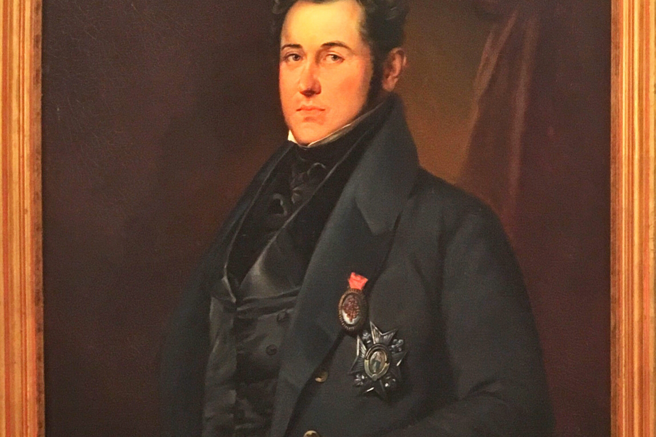 Retrato de don Manuel de la Pezuela, II marqués de Viluma, F. Padial, (copia de Federico Madrazo), ca. 1910 - Óleo sobre lienzo