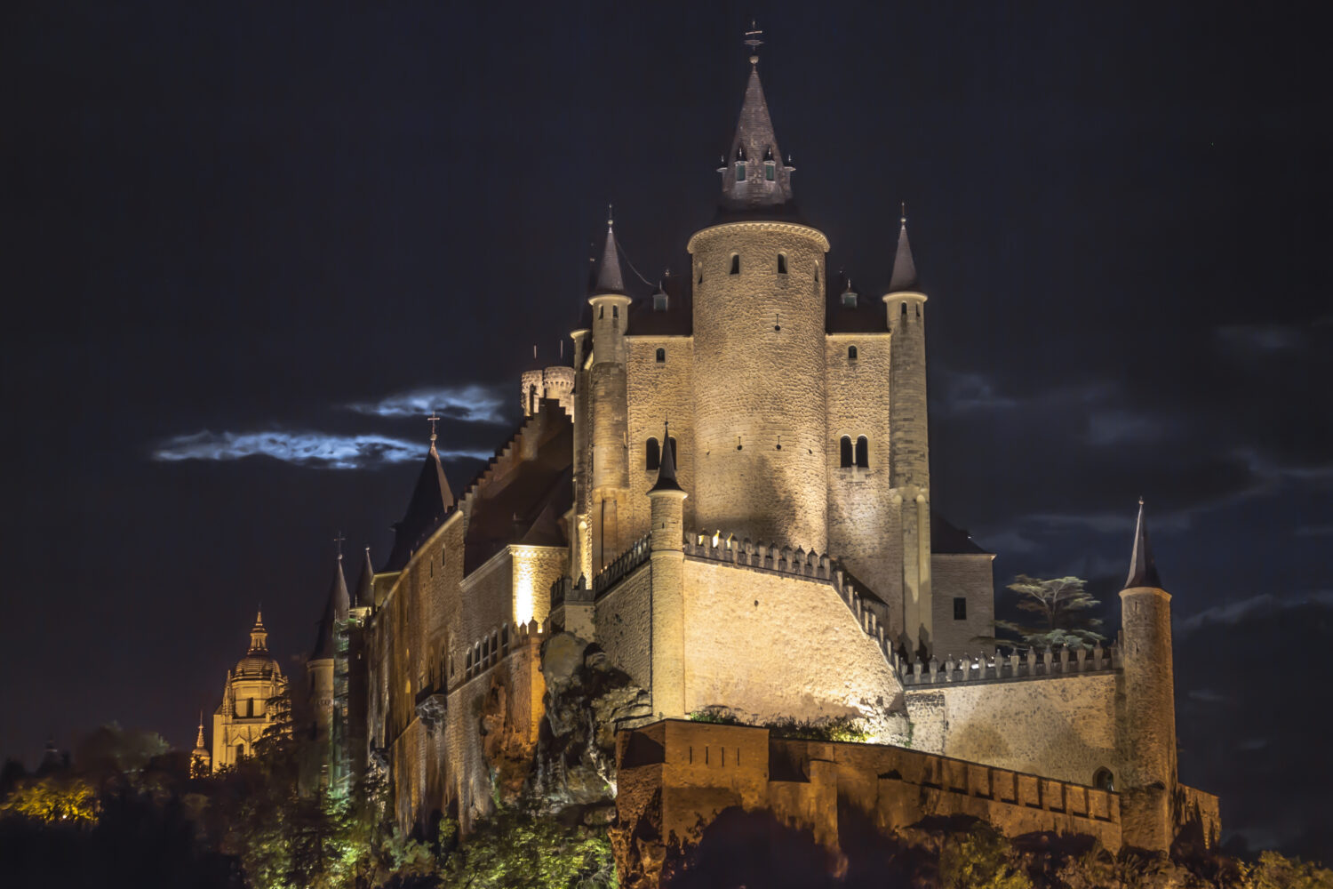 Fotografía Nocturna Alcázar de Segovia