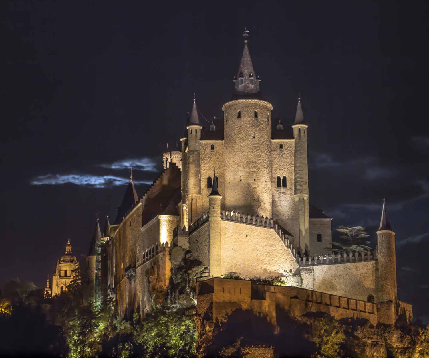 Fotografía Nocturna Alcázar de Segovia