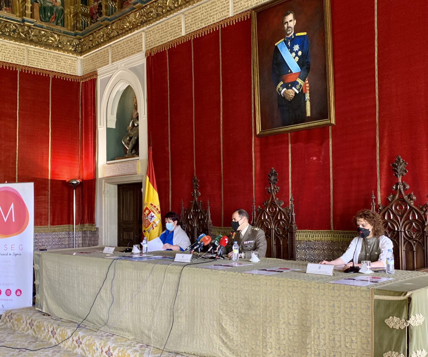 La edición 2021 del Festival Musical de Segovia (MUSEG) ha sido presentada en el Alcázar (1)
