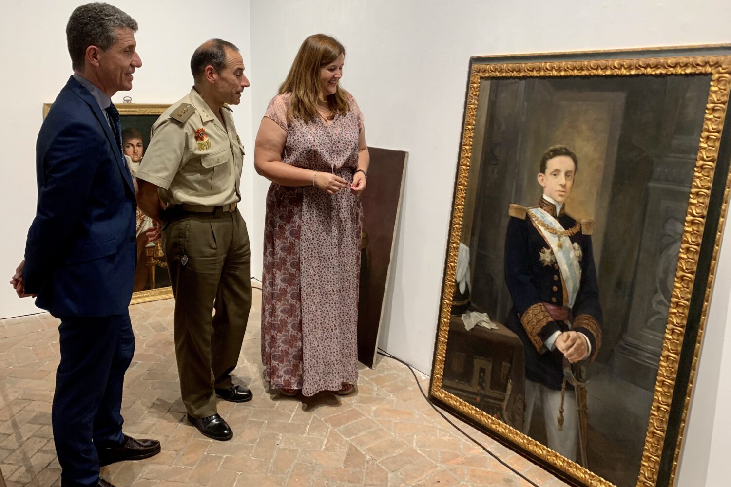 Los depósitos fueron constituidos en el año 1953, cuando el recién creado Patronato del Alcázar se hallaba inmerso en las tareas de decoración de las salas del monumento; en un primer momento se ubicaron en la sala del Cordón, pero desde hace al menos cuatro décadas las pinturas no se encontraban expuestas al público.