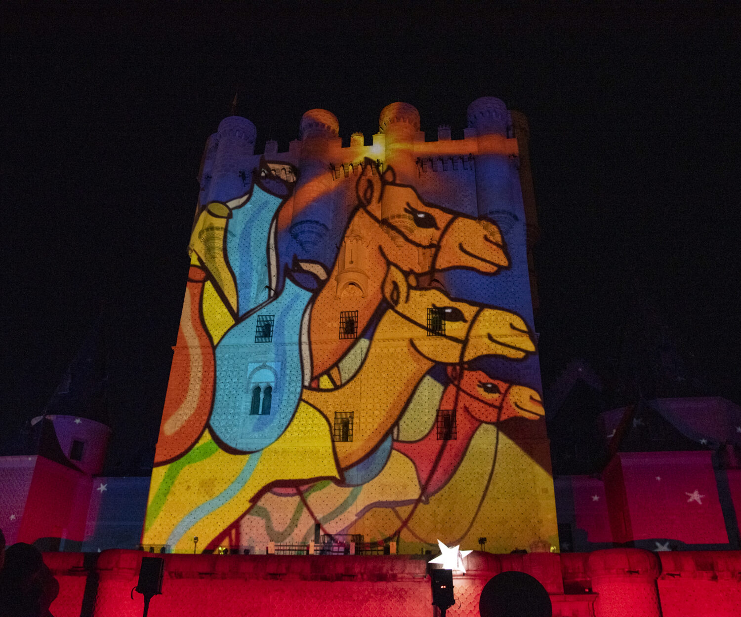 Cabalgata de reyes en el Alcázar de Segovia